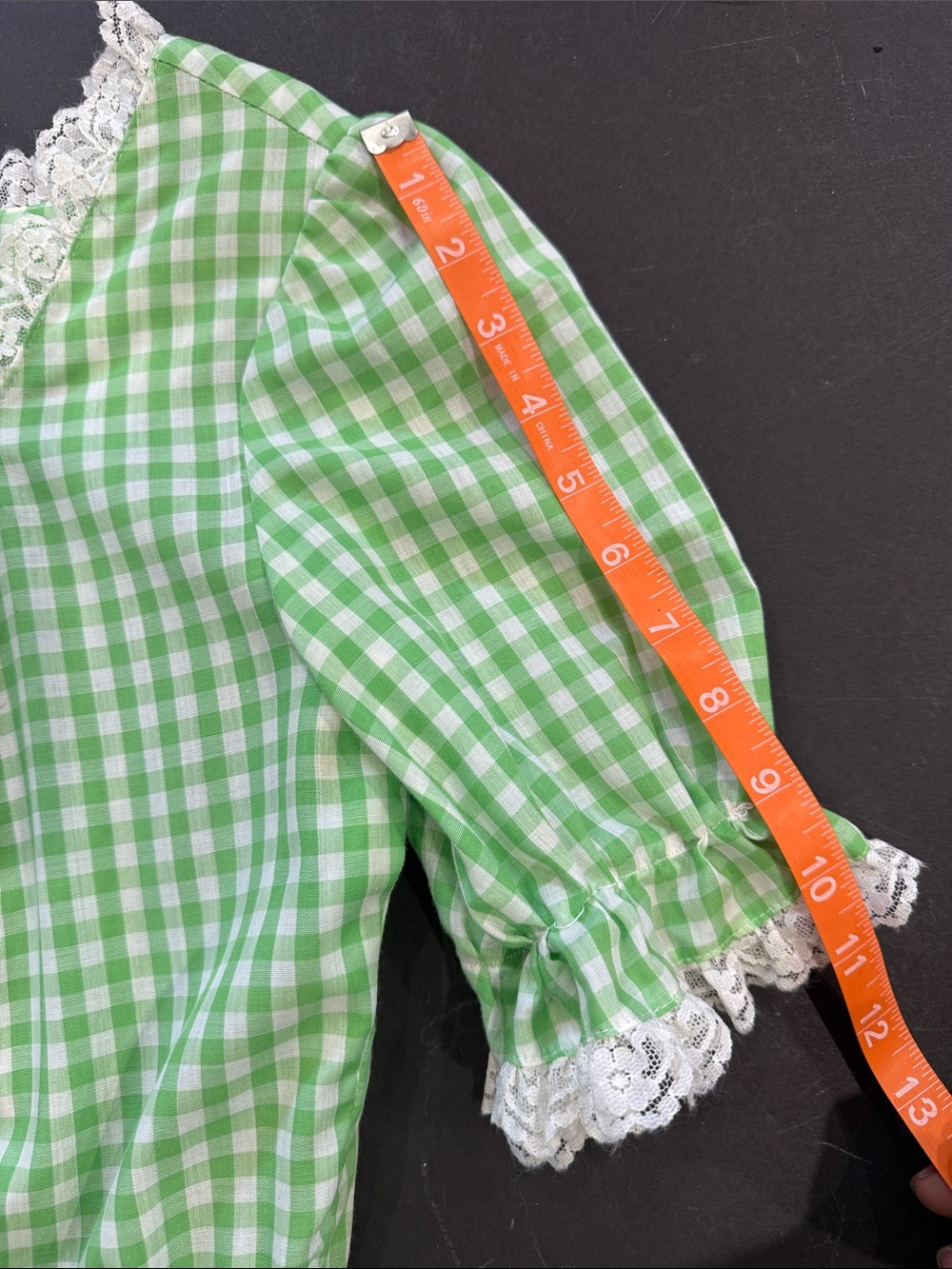 Vintage Gingham Western Baby Doll Dress - Picture 10 of 15